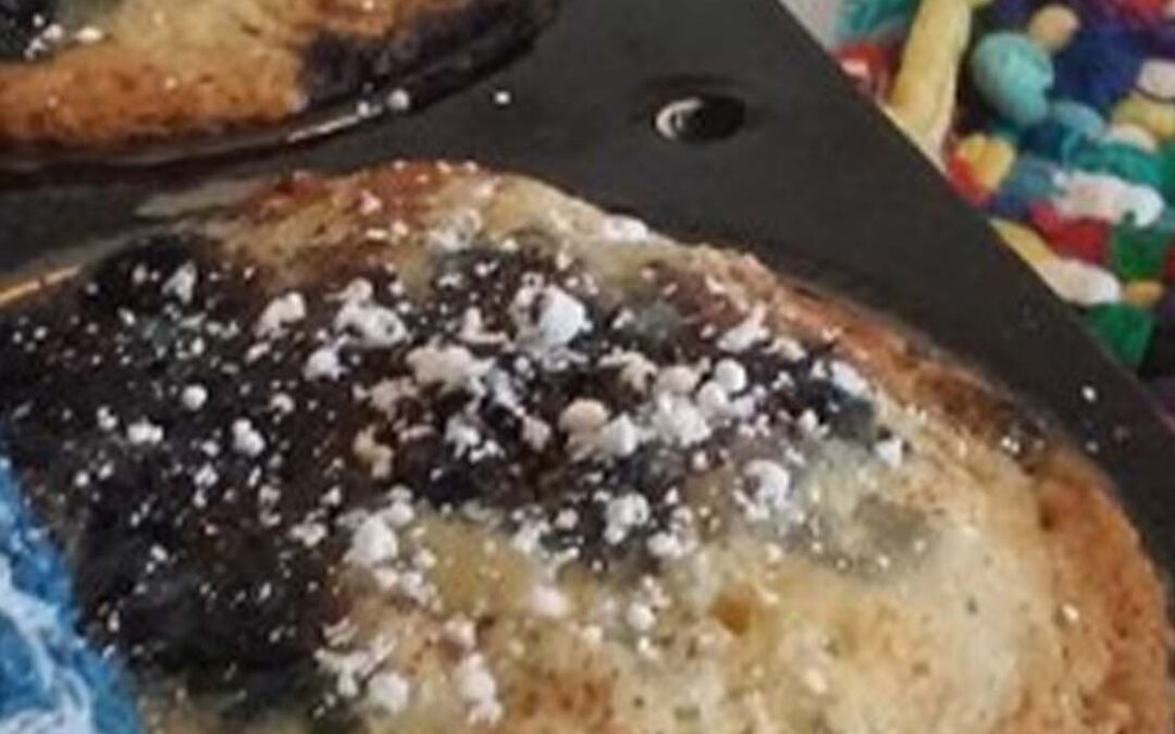 Triangle Ranch Blueberry Bomb Muffins