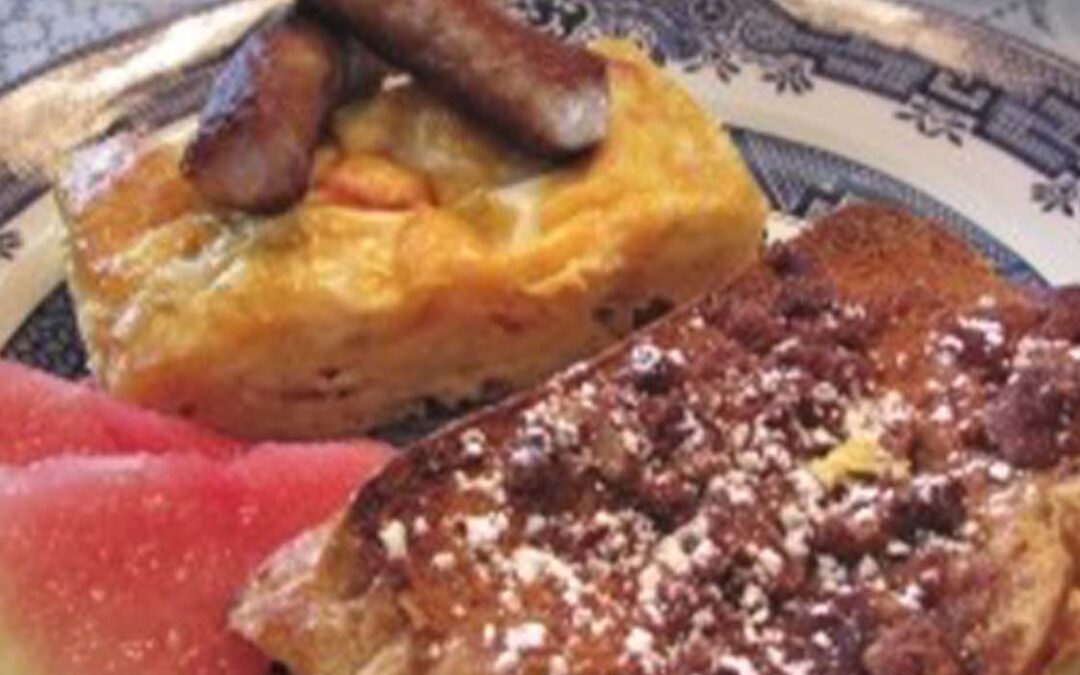 Triangle Ranch Raspberry Cream French Toast